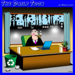 Pollution cartoon