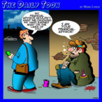 Money advice cartoon