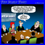 Advertising cartoon