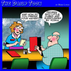 Boutique waters cartoon