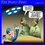 Operating theater cartoon
