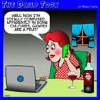 Grapes cartoon