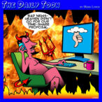 Time share cartoon