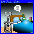 Corkscrew cartoon