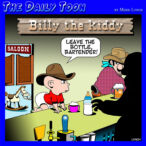 Wild west cartoon
