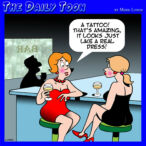 Body tattoo cartoon