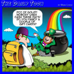 Pot of gold cartoon