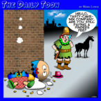 Cake baking cartoon