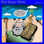 Ten commandments cartoon
