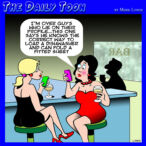 Perfect man cartoon