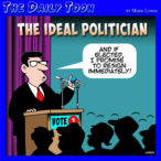 Politicians cartoon