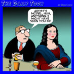 Da Vinci cartoon