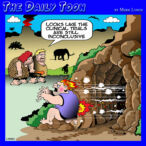 Prehistoric man cartoon