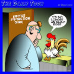 Erectile dysfunction cartoon