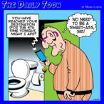 Seniors GPS cartoon