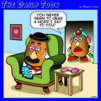 Mister and missus potato head