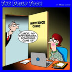 Erection problems cartoon