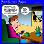 Digital detox cartoon