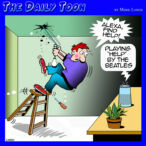 Artificial intelligence cartoon