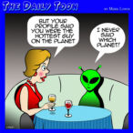 Alien cartoon