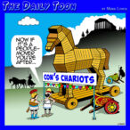 Ancient Greeks cartoon