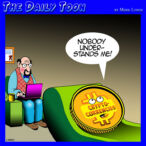 Cryptocurrency cartoon