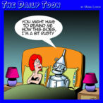 Yellow brick road cartoon