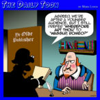 William Shakespeare cartoon
