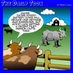 Methane gasses cartoon