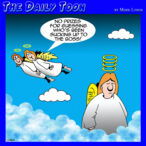 Sucking up to the boss cartoon