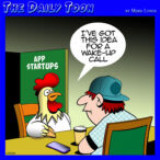 Wake up call cartoon