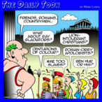 Julius Caesar cartoon