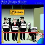Flight delays cartoon