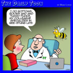 Boob job cartoon