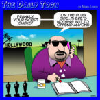 Causing offence cartoon