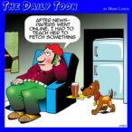 Death of newspapers cartoon