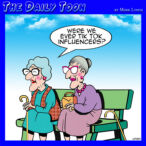 Influencers cartoon
