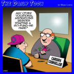 Careers forum cartoon