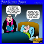 Last rites cartoon