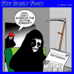 Grim Reaper cartoon