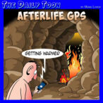 Satellite navigation cartoon