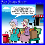 Expiration date, cartoon