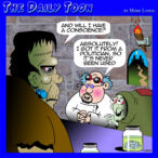 Political conscience cartoon