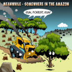 Deforestation cartoon