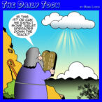 Moses cartoon