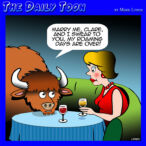 Bison cartoon
