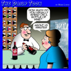 Wine sales cartoon