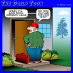 Maternity leave cartoon