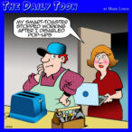 Toaster cartoon