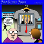 Trump merchandise cartoon